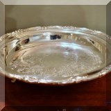 S09. Silverplate dish. 